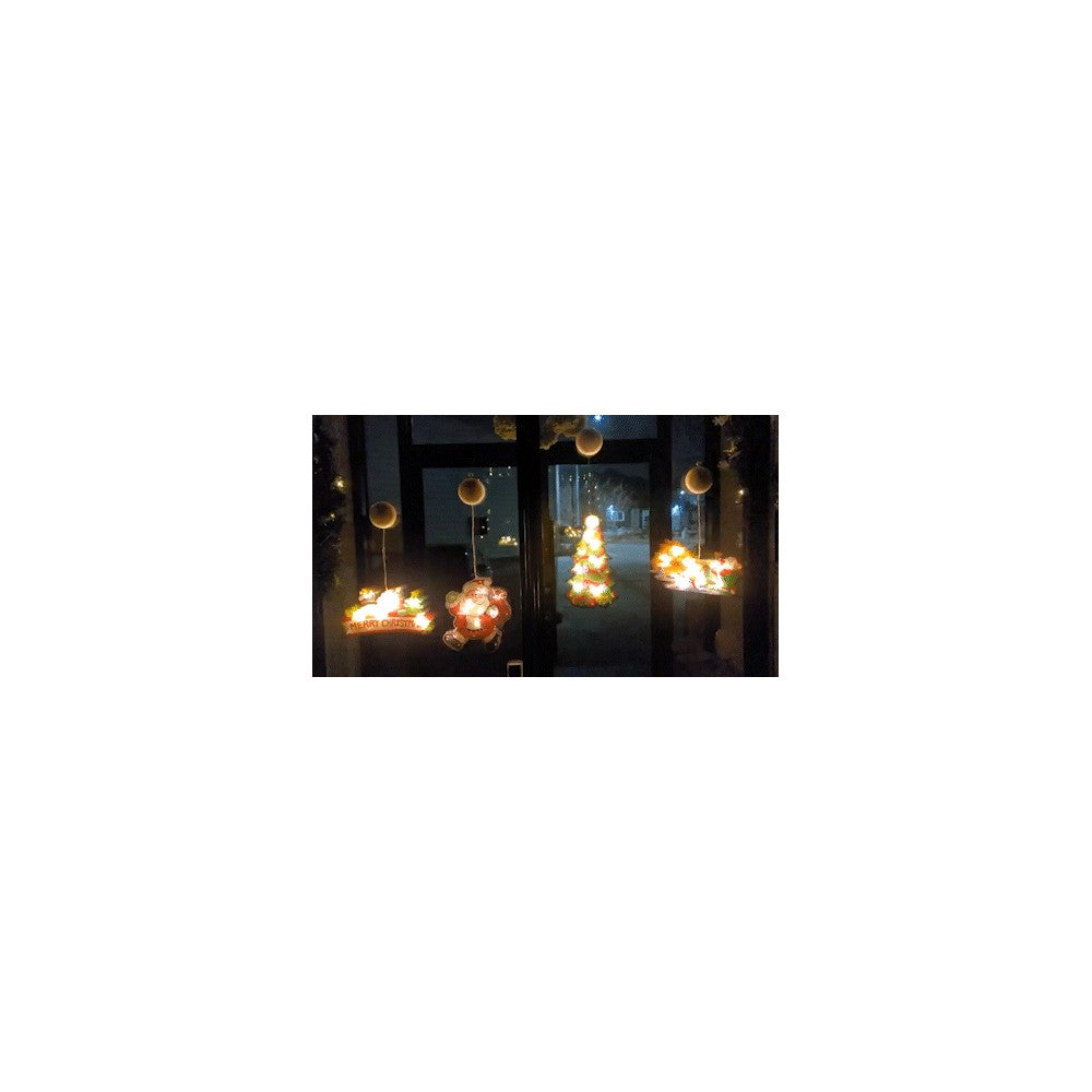 Christmas LED Window Light Pendant - Korean K-Home Decorative Hanging Ornament