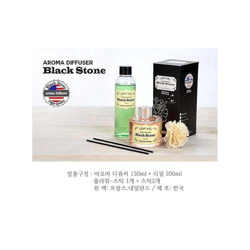 Premium French Aroma Diffuser Set - Korean-Made Hotel Quality with 200ml Refill