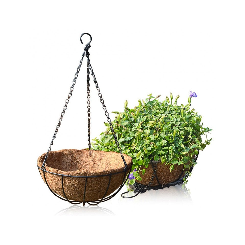 Hanging Planter Basket - Korean Metal Plant Hanger Indoor Outdoor