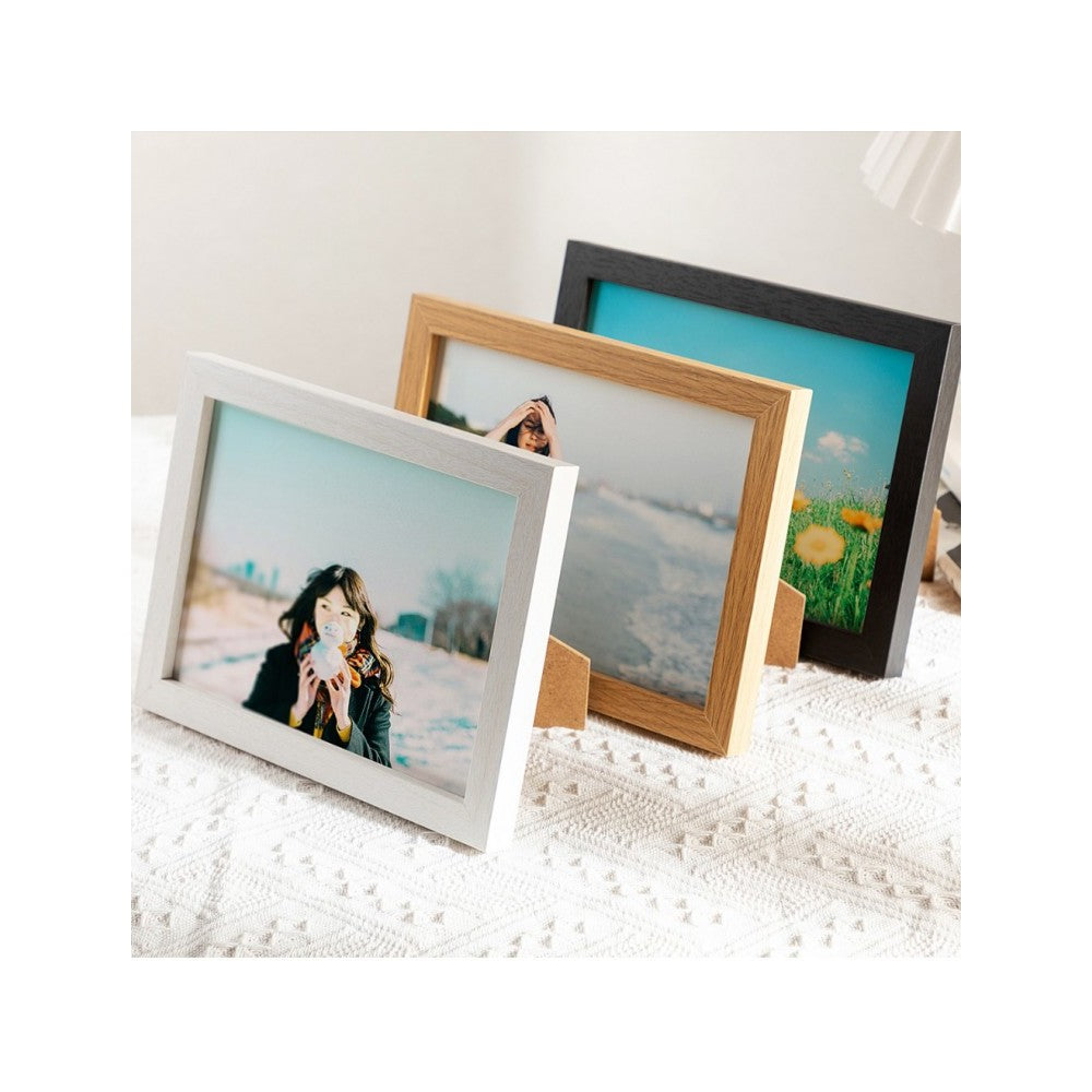Modern Wood Photo Frame 5x7 - Korean Premium Picture Frame for Home Decor