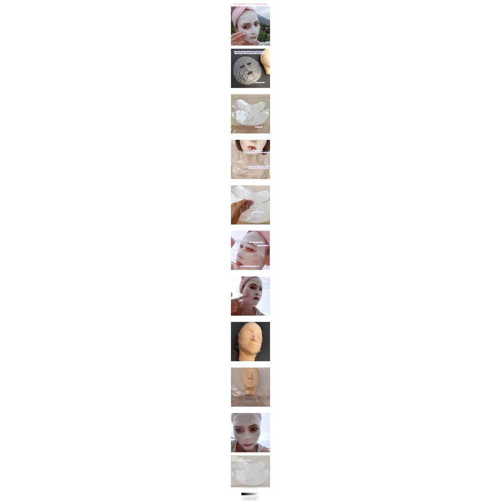 Korean Face & Neck Mask Sheet 100pcs - Hydrating Disposable Beauty Masks