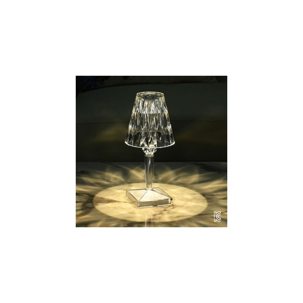 Crystal Diamond LED Mood Light - Korean Design Ambient Lamp for Bedroom, Office & Camping