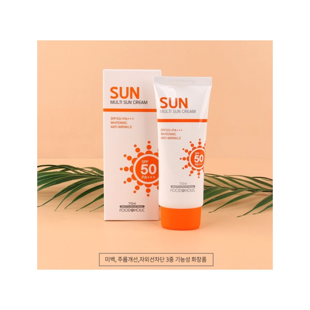 Korean SPF50 Multi Sunscreen 70ml - PA+++ UV Protection K-Beauty
