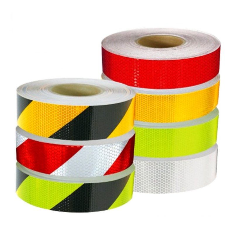 High-Visibility Reflective Tape 50mm/100mm - Korean Safety Reflector Stickers