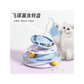 Interactive Flying Disc Cat Toy - Korean-Made Pet Roller Toy