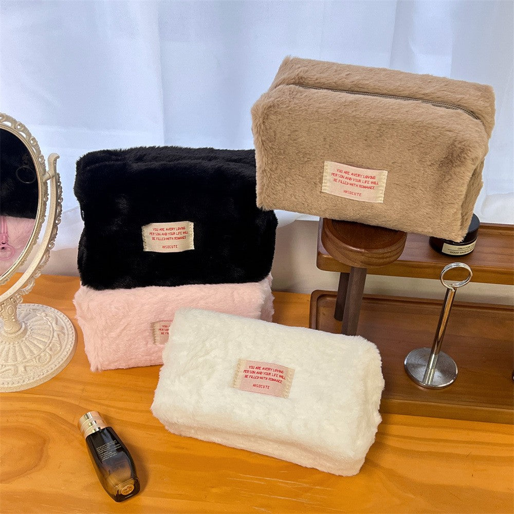 Korean K-Beauty Makeup Pouch Large Capacity Skincare Storage Travel Organizer