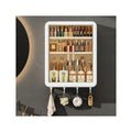 Korean Wall-Mounted Cosmetic Organizer | Waterproof Bathroom Storage Shelf