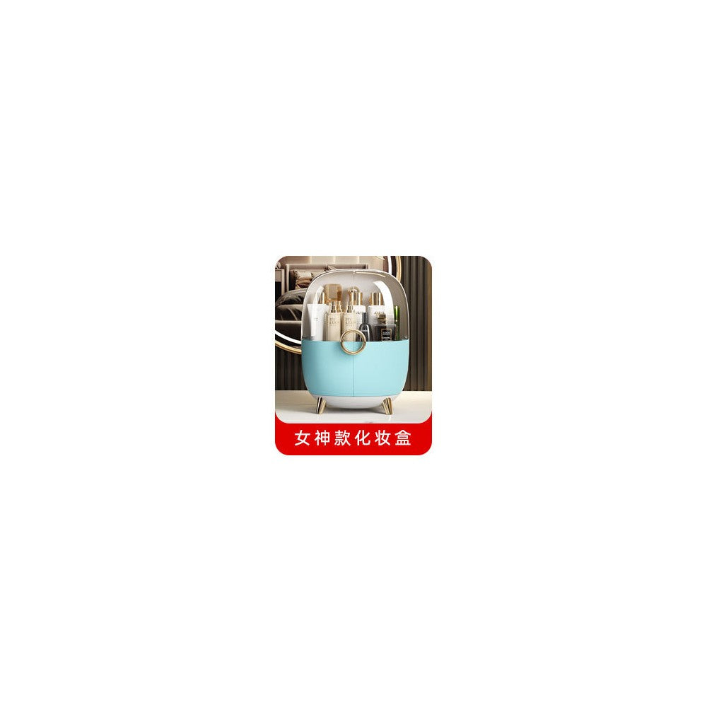 Korean Wall-Mounted Bathroom Organizer - Waterproof Cosmetic Storage Shelf