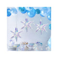 Hologram Snowflake Winter Window Decorations - Korean Christmas Party Garland Mobile
