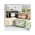 Large Capacity Cute Pencil Case - Korean Quality Stationery Organizer & Makeup Pouch