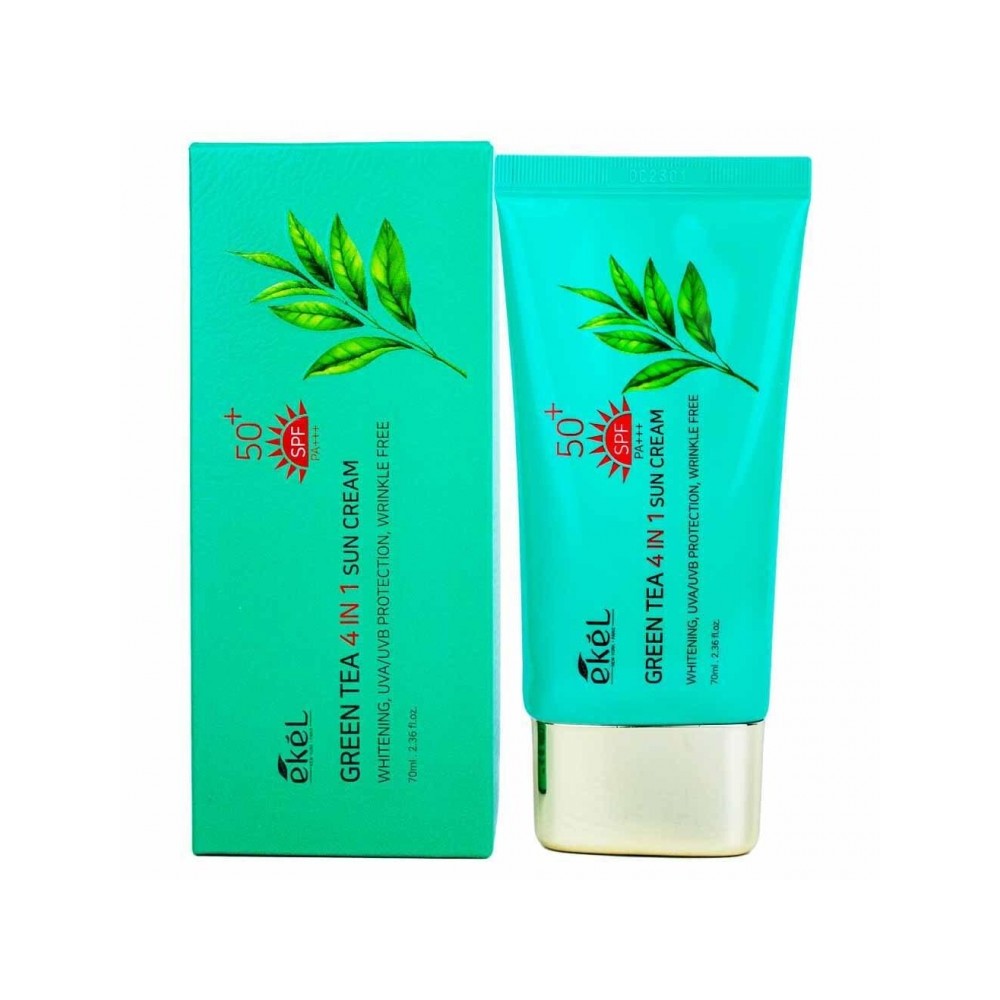 Korean Green Tea SPF 70 Sunscreen - Pure K-Beauty UV Protection 70ml