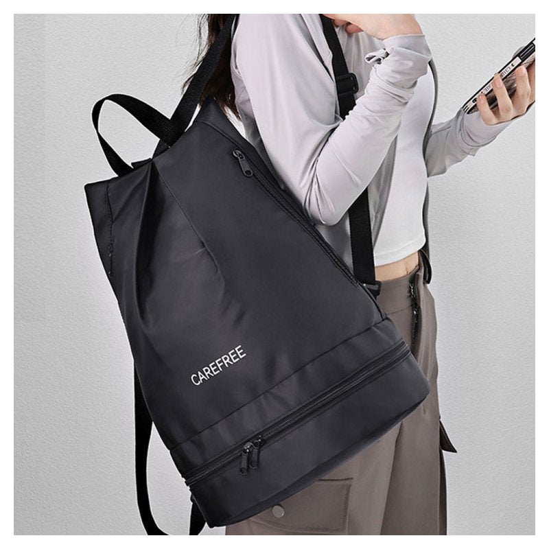 Korean Care-Free Backpack - Unisex Travel & Sports Bag for Men Women Students