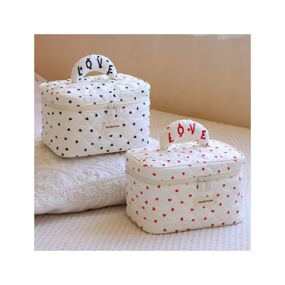 Korean Makeup Organizer Bag - Large Capacity Travel Cosmetic Storage