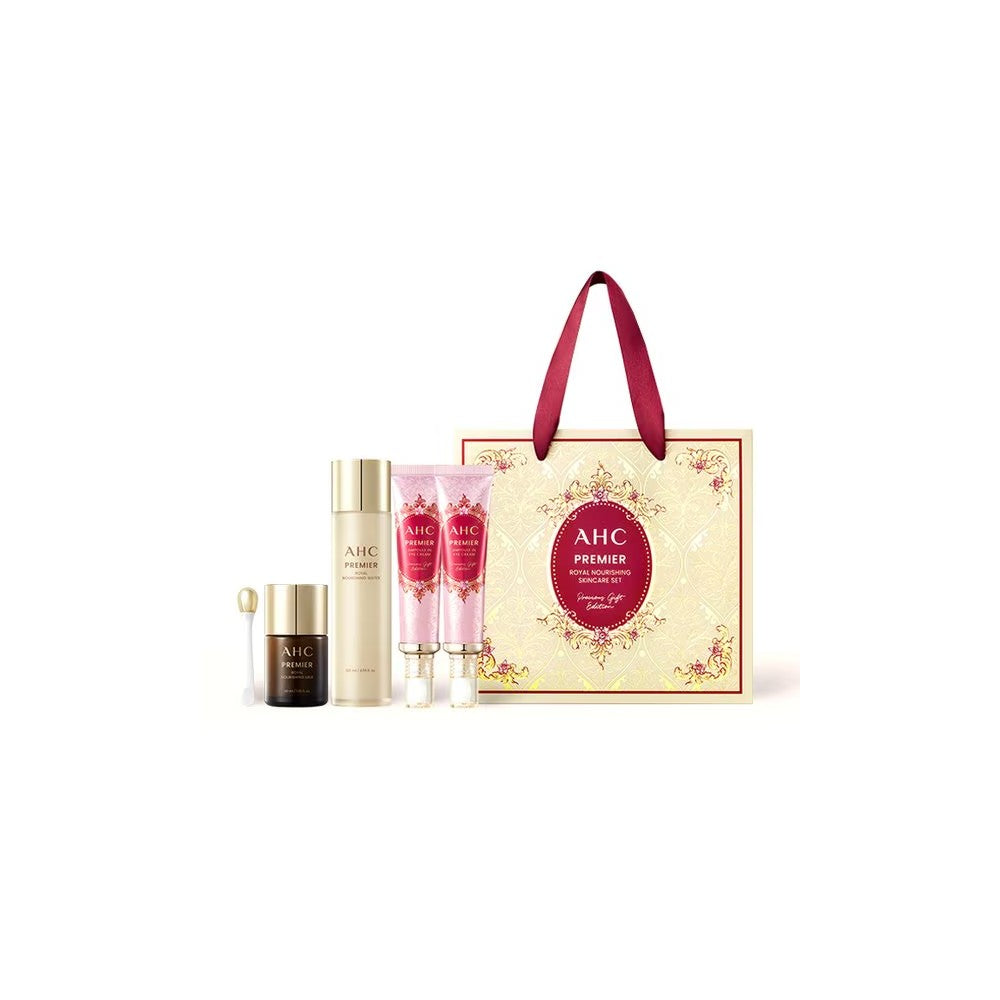 AHC Premier Royal Nurishing Korean Skincare Set - Precious Gift Edition