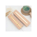LED Acrylic Mood Light with Wooden Base - Korean K-Home Ambient Lighting