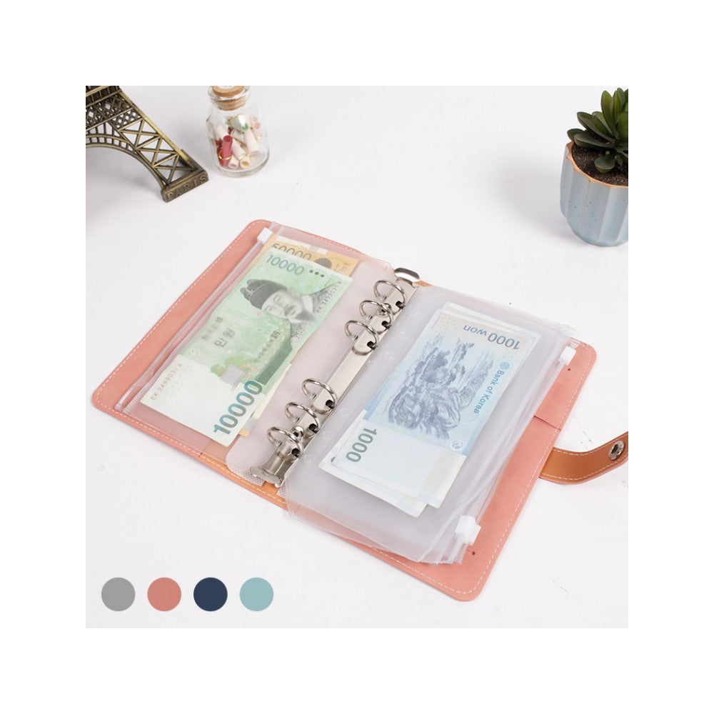 No-Spend Challenge Money Diary - Korean Budget Planner & Cash Binder