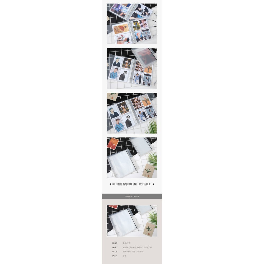 K-Culture Photocard Binder Album - Korean Photo Storage & Ticket Organizer