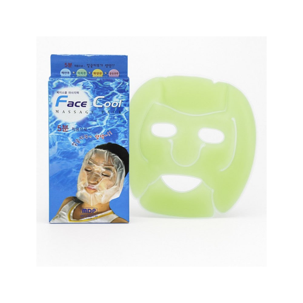 Cooling Face Mask Pack - Korean Ice Gel Sheet for Skin Soothing & Pore Care