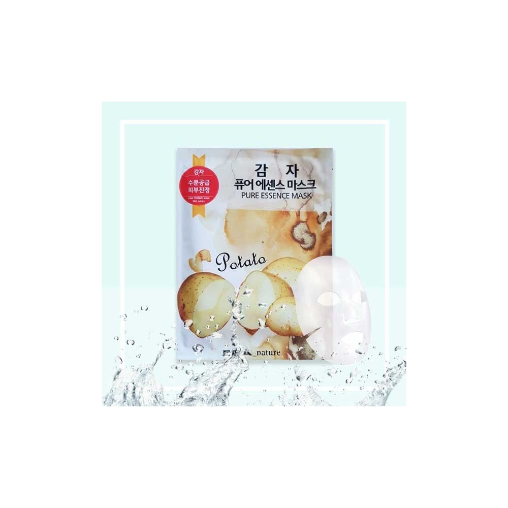 Potato Sheet Mask Pack (10 Sheets) - Korean Hydrating Night Mask