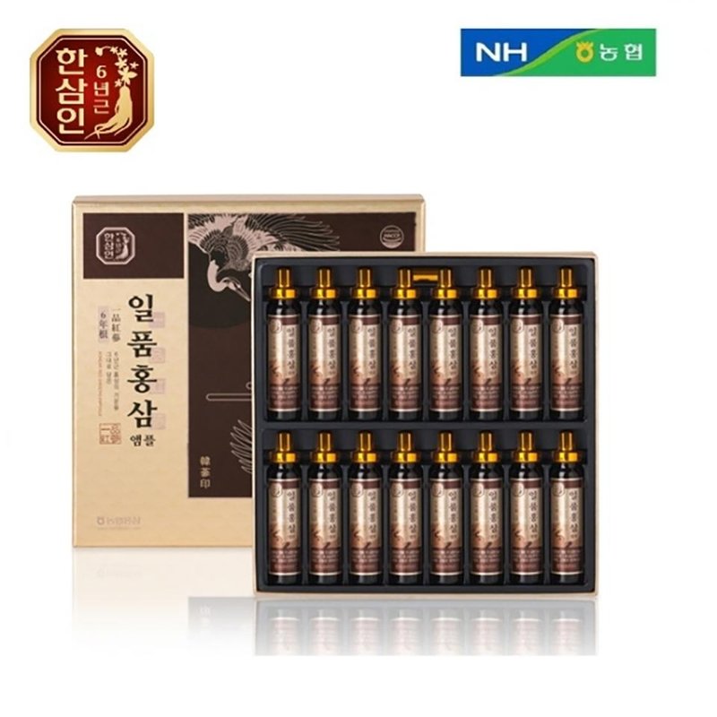 Premium Korean Red Ginseng Ampoule Gift Set - Authentic Nonggyeop Hồng Sâm Wellness Sticks