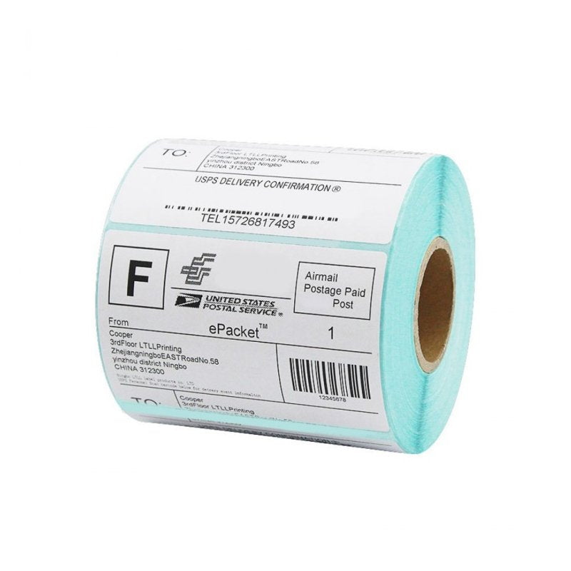 Thermal Barcode Label Roll 800 Count | 90x60mm Korean Shipping Labels