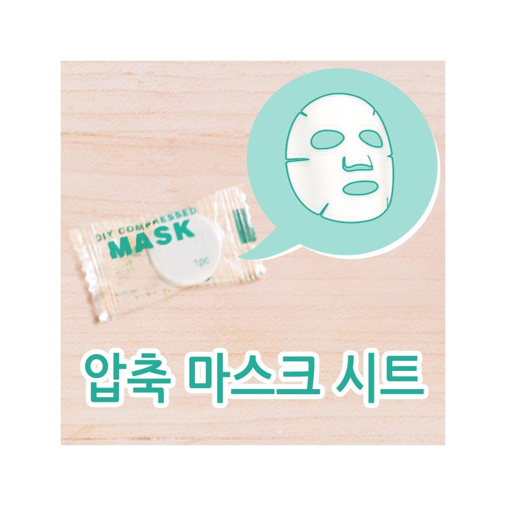 Compressed Facial Mask Sheet - Korean K-Beauty Hydrating Face Pack