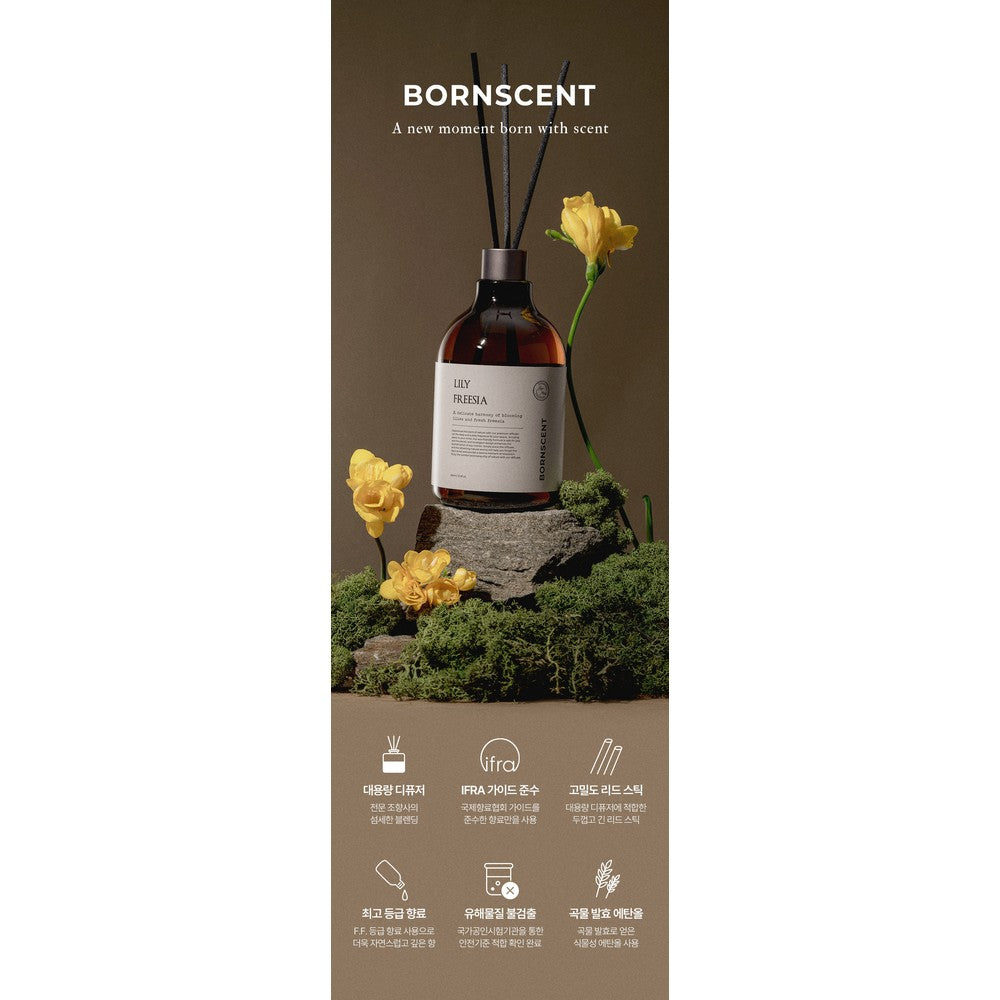 Premium Korean Room Diffuser 650ml - Large Capacity Home Fragrance for Living Room, Bedroom & Office