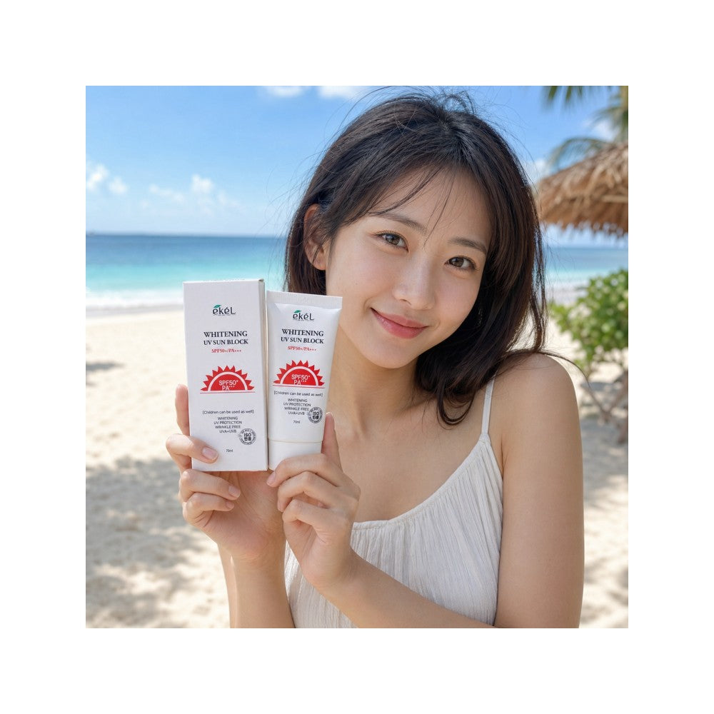 Kids Sunscreen SPF 50 - Korean Whitening Sun Cream 70ml UV Protection