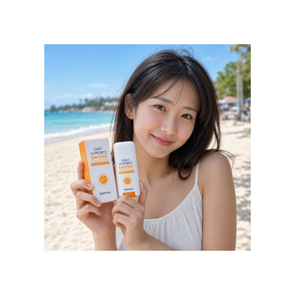 Korean UV Sunscreen Stick 3-in-1 SPF Protection - K-Beauty Sun Block