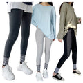 Korean High-Waist Leggings for Women - Plus Size Yoga Pants Tummy Control