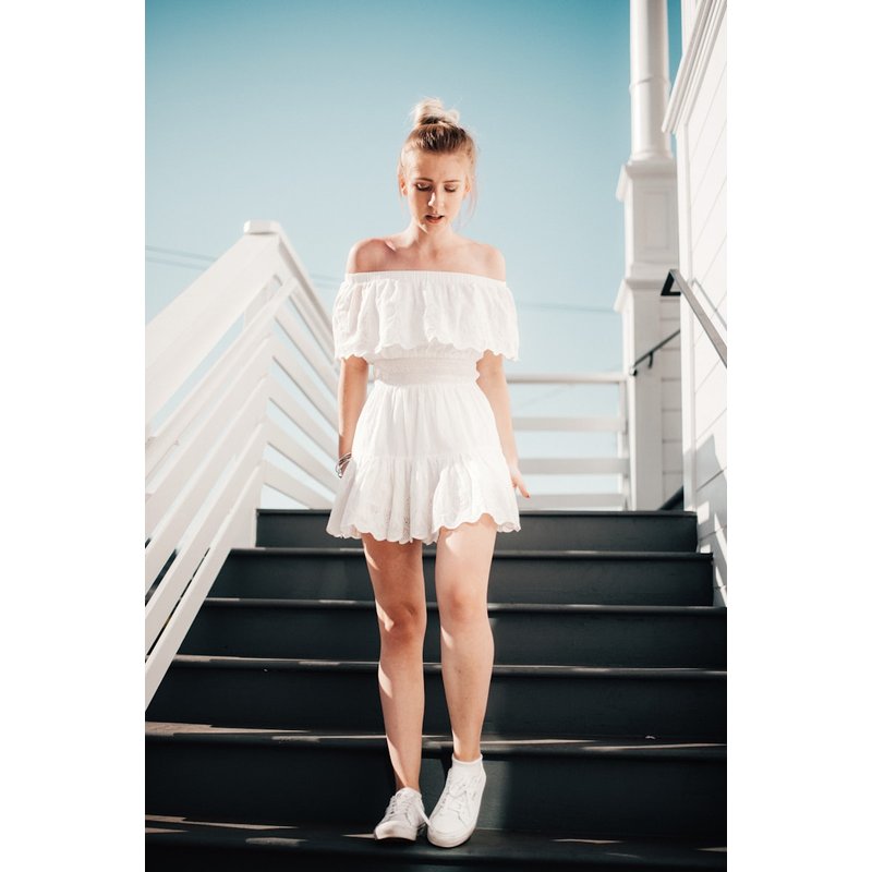 Buy Women's Korean Fashion Floral Print Midi Dress Online