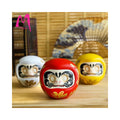 Lucky Cat Money Box - Japanese Ceramic Daruma Doll Feng Shui