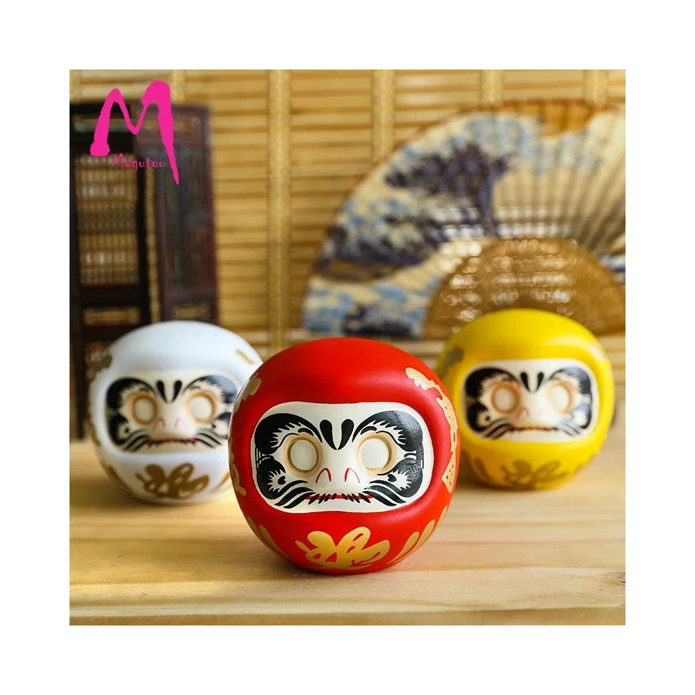 Lucky Cat Money Box - Japanese Ceramic Daruma Doll Feng Shui