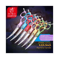 Professional Dog Grooming Scissors - Curved 440C Japanese Steel