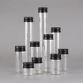 Glass Bottles with Aluminum Caps - 12 Pack Storage Jars Best Price