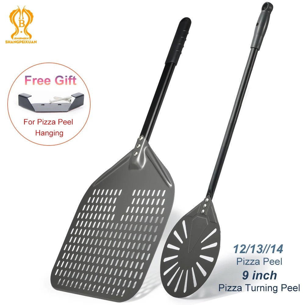 Best Pizza Peel 12 Inch Hard Anodized Aluminum Shovel
