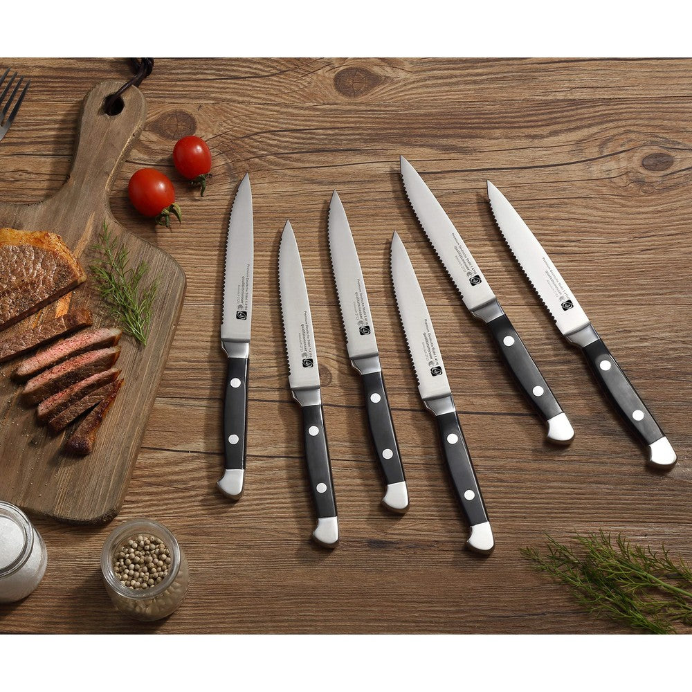 Best Steak Knife Set - Professional Stainless Steel Knives 4/6/8pc