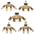 Best 4-Way Garden Hose Diverter - Brass Splitter for Easy Watering
