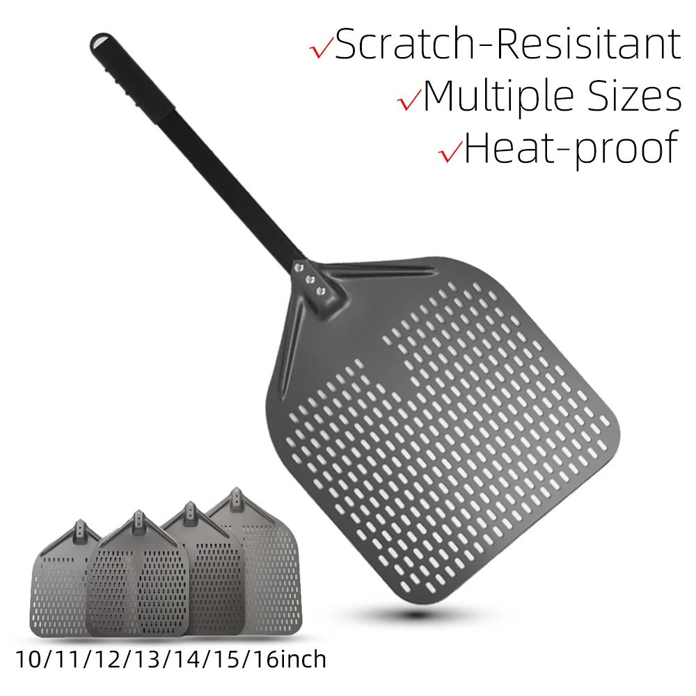 Best Pizza Peel Shovel | Perforated Nonstick Paddle for Oven