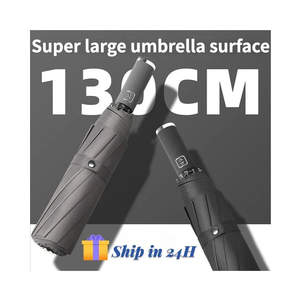 Best Windproof Automatic Folding Umbrella - Large UV Protection