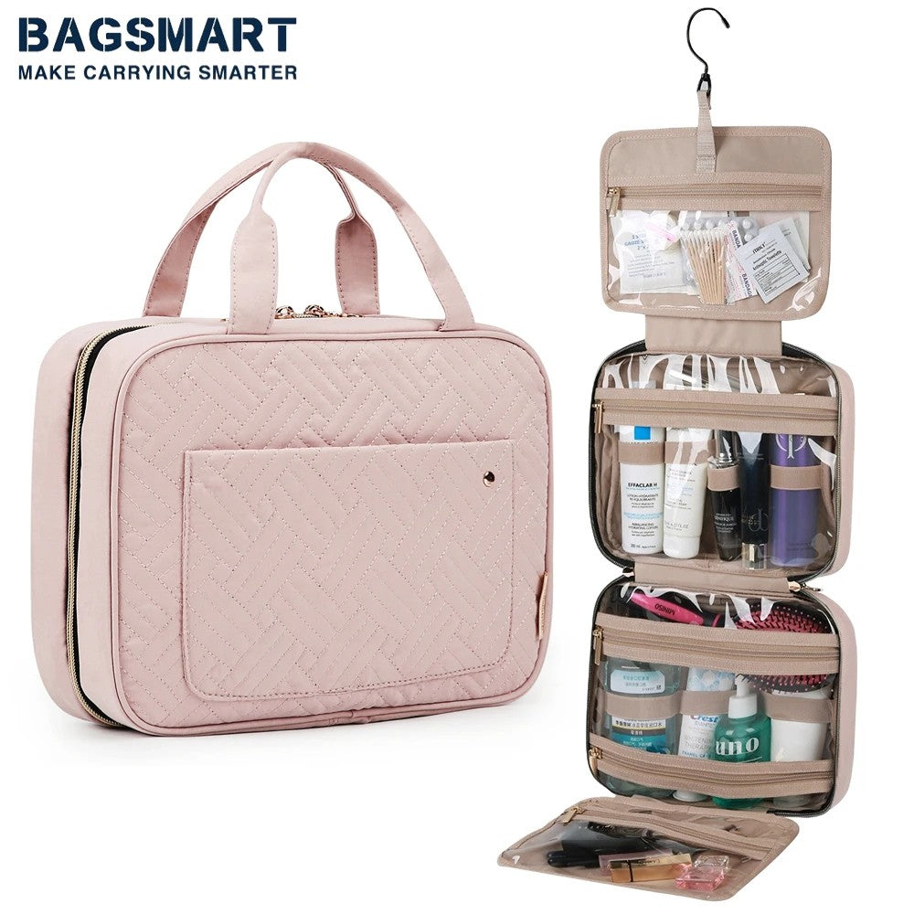 Best Travel Toiletry Bag Organizer - Waterproof Hanging Storage