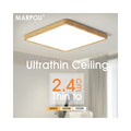 Best Ultra-Thin LED Ceiling Light with Wood Grain Design