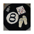 Best Halloween 8 Ball Round Rug - Spooky Home Décor