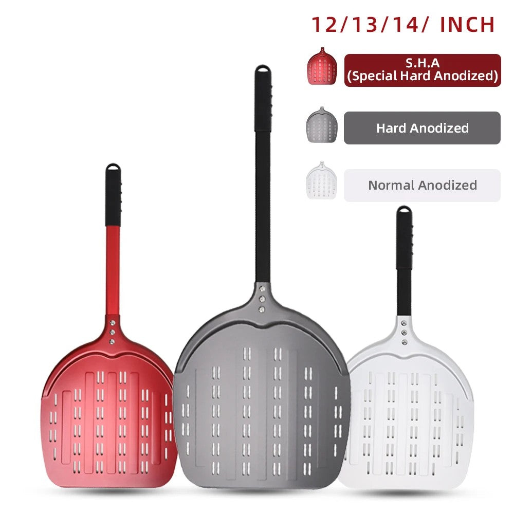 Best Pizza Peel with Long Handle - Professional Aluminum Turner