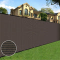 Best Privacy Fence Screen 160GSM Brown Mesh Shade Net