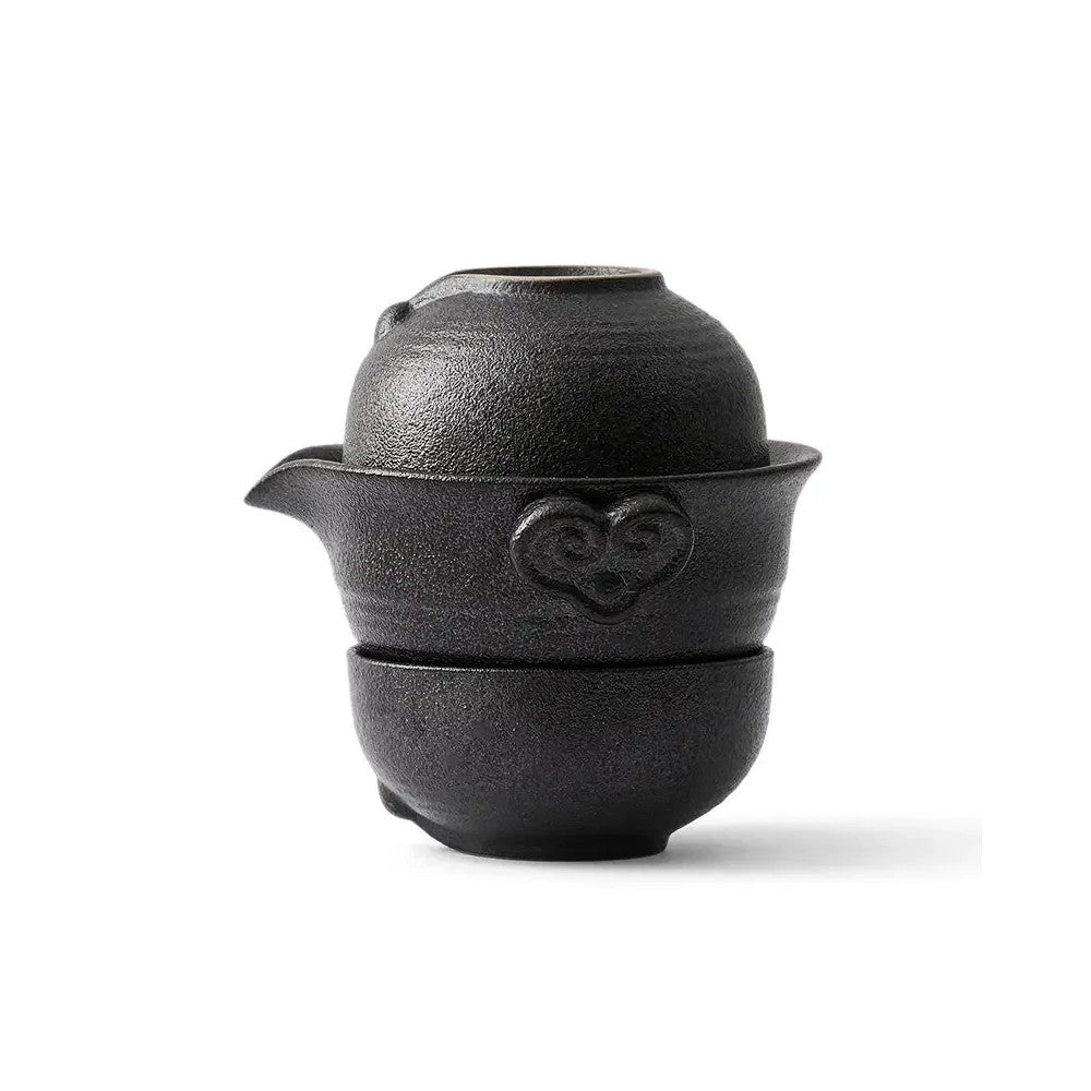 Best Traditional Kung Fu Tea Set - Ceramic Teapot & Cups