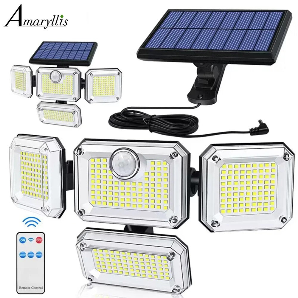 Best Solar Garden Light with 3 Modes - 122LED IP65 Waterproof