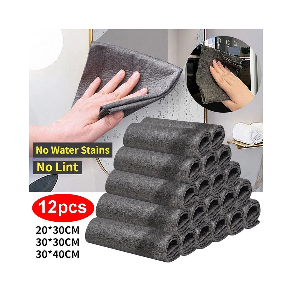 Best Microfiber Cleaning Cloth - Reusable No Watermark Rag