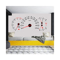 Racing Car Speedometer Wall Sticker - Modern Kids Bedroom Decor