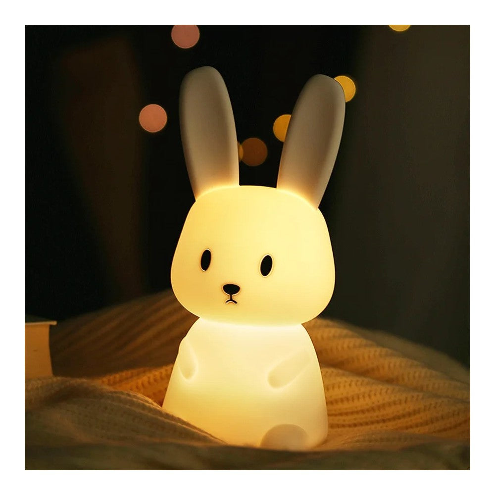 Best Dimmable LED Rabbit Night Light for Kids - USB Rechargeable